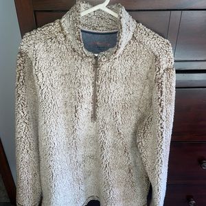 L men's fleece 1/4 zip